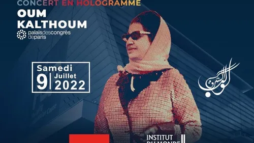 ÉVÈNEMENT : LA DIVA OUM KALTHOUM EN CONCERT HOLOGRAMME À PARIS