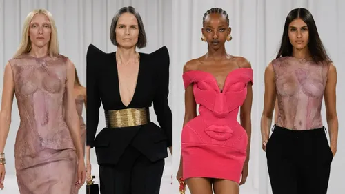 Balmain Printemps/Été 2025 : Art et humanité se rencontrent sur le...