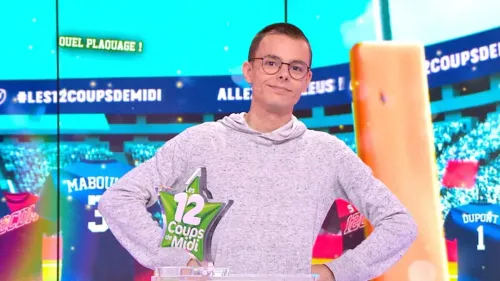Émilien, le champion des 12 Coups de midi, subit sa première défaite