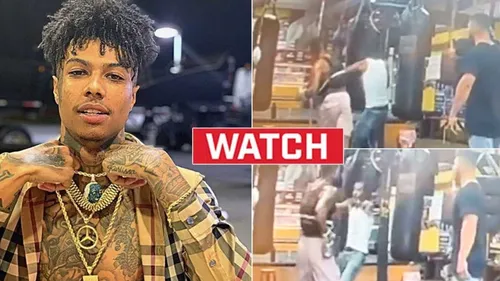 Le rappeur Blueface poignardé en plein entraînement de boxe [VIDÉO]