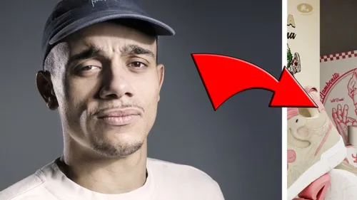 Mister V lance sa sneakers pizza Delamama ! 