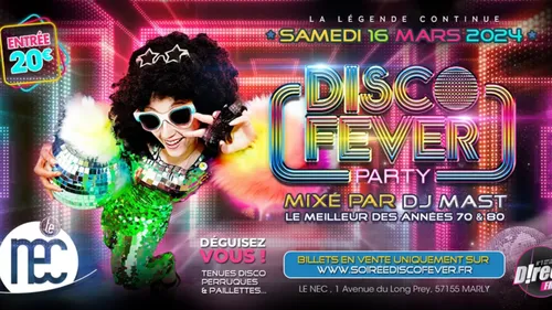 Vos invitations pour la Disco Fever Party