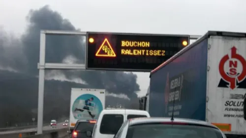 Des ralentissements sur l'A35 suite aux crevaisons de deux camions