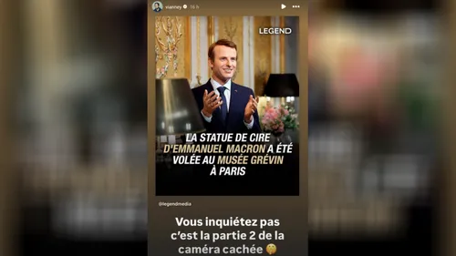 Vianney ironise avec humour sur le vol de la statue de cire...