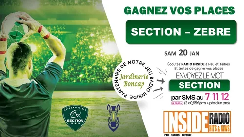 LISTE DES GAGNANTS : SECTION VS ZEBRE