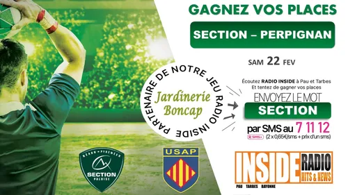 Liste des gagnant(e)s : Section VS Perpignan ! 