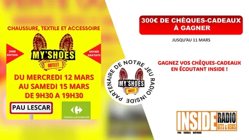 Liste des gagnants : Bon d'achats à gagner avec le magasin My shoes...