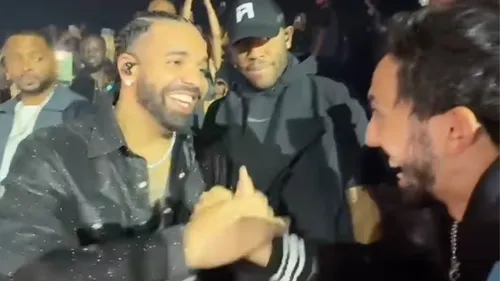 (vidéo) Drake reconnaît Bigflo juste avant de monter sur scène