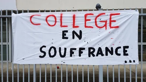  Opération collège mort dans un établissement marnais.