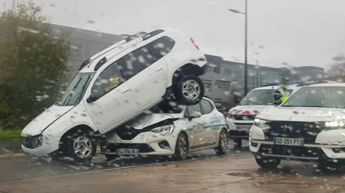 Spectaculaire accident 