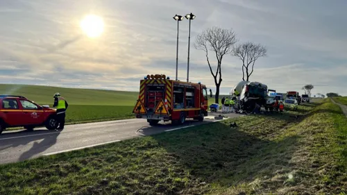 Deux accidents en cours à un kilomètre de distance