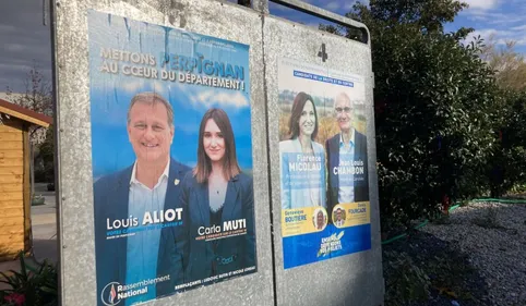 "Un symbole" : Louis Aliot et le Rassemblement National font leur...