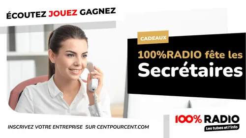 100%RADIO fête les secrétaires