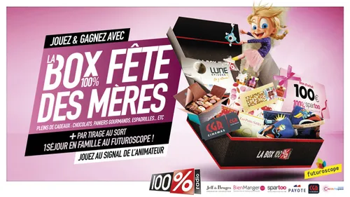 La box fête des mères sur 100%