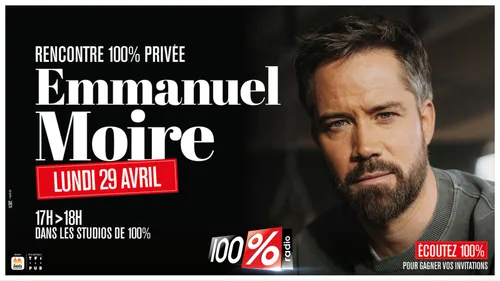 100% vous offre 1 heure avec Emmanuel Moire !