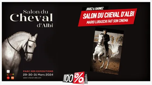 100% partenaire du salon du cheval à Albi