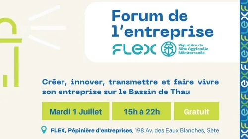 Forum de l'entreprise à Sète pour les entrepreneurs locaux