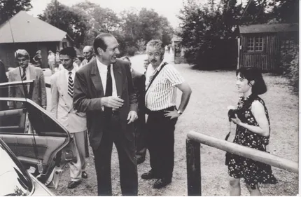 Jacques Chirac était venu à la Souleuvre et à Vire !