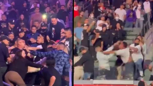 Ruiz vs Arreola : énorme bagarre générale en tribunes !  [VIDÉO]