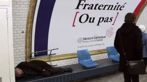 Une nouvelle technique polémique pour éloigner les SDF des métros 