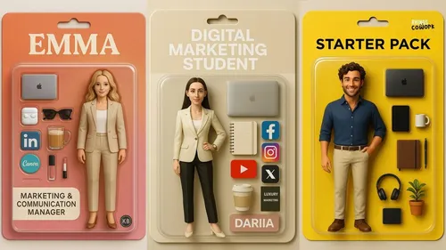 Créez votre propre figurine virtuelle : la tendance Starter Pack...