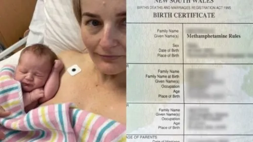 Un couple nomment leur fils "Methamphétamine" pour une blague......