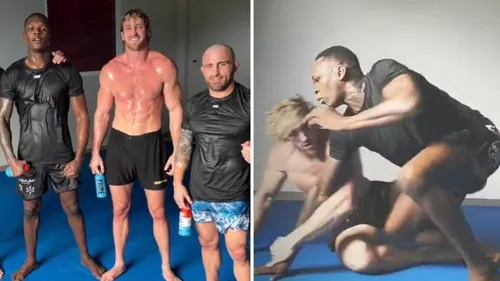 Logan Paul se fait maîtrisé face à Israel Adesanya (VIDÉO)