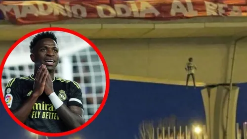 Les responsables du mannequin pendu représentent Vinicius Junior...