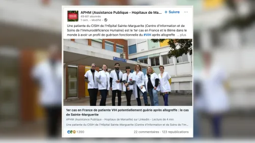 Une première française en rémission du VIH?