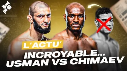 Khamzat Chimaev vs. Kamaru Usman : la surprise explosive de l'UFC...