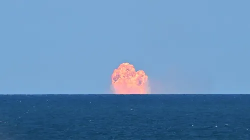 Échec de SpaceX : Le Starship tombe à l'eau devant Trump