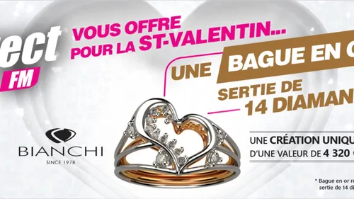 Saint Valentin :  D!RECT FM et la maison BIANCHI vous offre une...