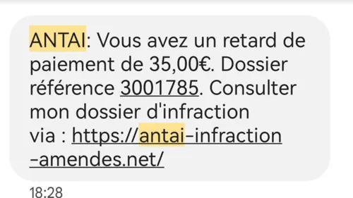 Arnaque ANTAI : des messages qui se multiplient dans nos téléphones