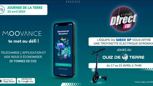 A gagner cette semaine dans le wake up : une trottinette électrique...