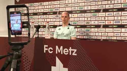 FC Metz : Gauthier Hein reçoit le trophée UNFP du mois de février