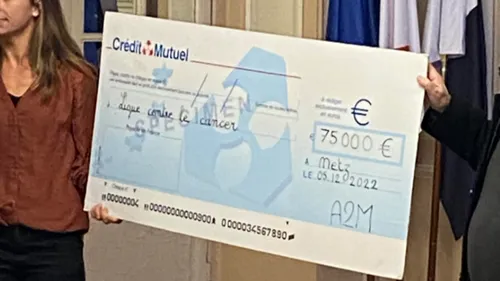 La Messine : un chèque de 75 000€ remis à la Ligue contre le cancer