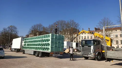 La Foire Attractive de Nancy commence son installation 