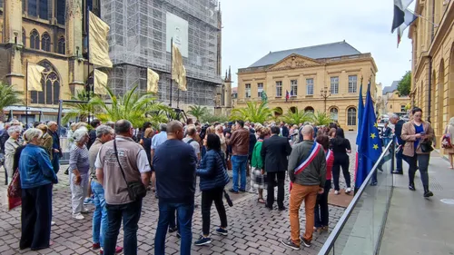 Metz : de nombreuses personnes pour soutenir les individus...