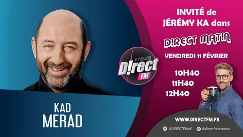 Invité : Kad Merad sera ce vendredi dans DIRECT MATIN