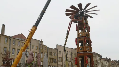 Metz : les marchés de Noël sont en cours d’installation