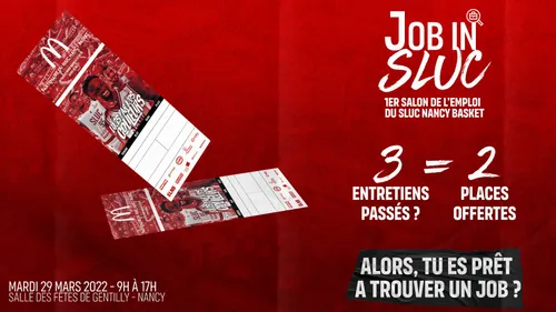 Le SLUC Nancy Basket organise son 1er salon de l’emploi