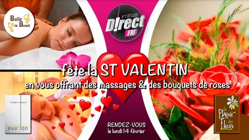 D!RECT FM s'occupe de votre Saint-Valentin