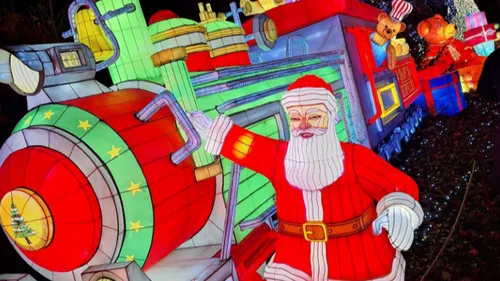 (Photos) : un sentier des lanternes toujours aussi populaire à Metz