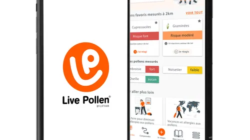 Live Pollen : l’application préférée des allergiques ! 