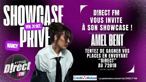 Amel Bent en Showcase avec D!RECT FM !