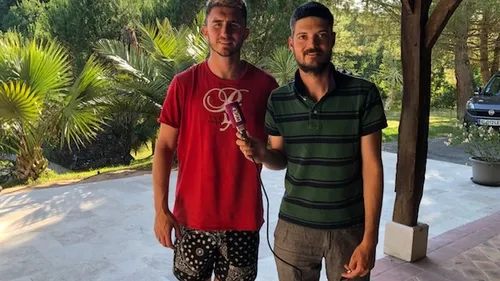 Aymeric Laporte au micro de 47FM