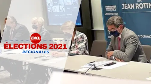 REGIONALES 2021 | POUR LA PRÉSENTATION DE SA LISTE ALSACE, JEAN...