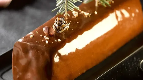 Bûche glacée vanille