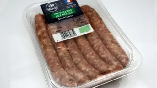 Rappel de chipolatas et de chorizos vendus chez Carrefour, Leclerc...