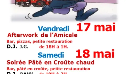 La célébration du pâté en croûte chaud est accompagnée de trois...